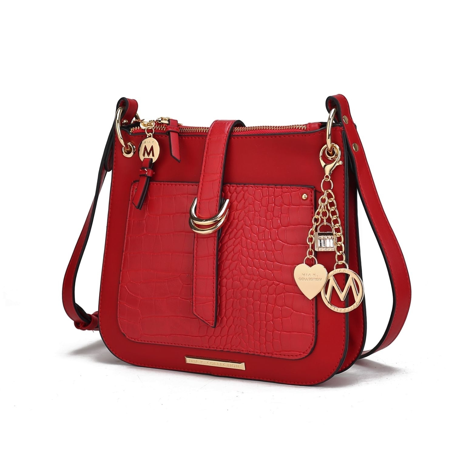 MKF Collection Kiltienne Crossbody Handbag By Mia K. - Red