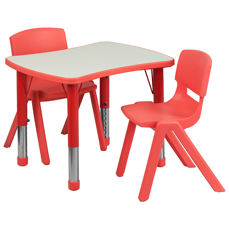 21x26 Activity Table Set, Red