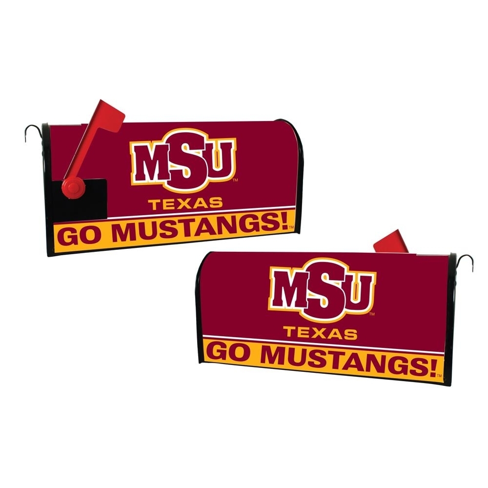 Midwestern State University Mustangs Mailbox Cover