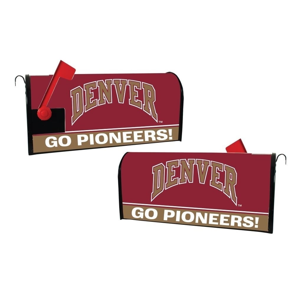 University Of Denver Pioneers Mailbox Cover