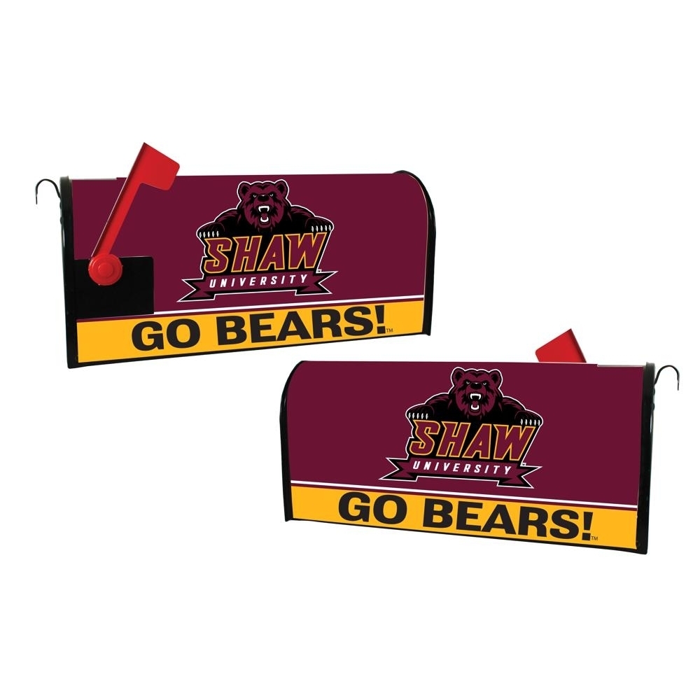 Shaw University Bears Mailbox Cover