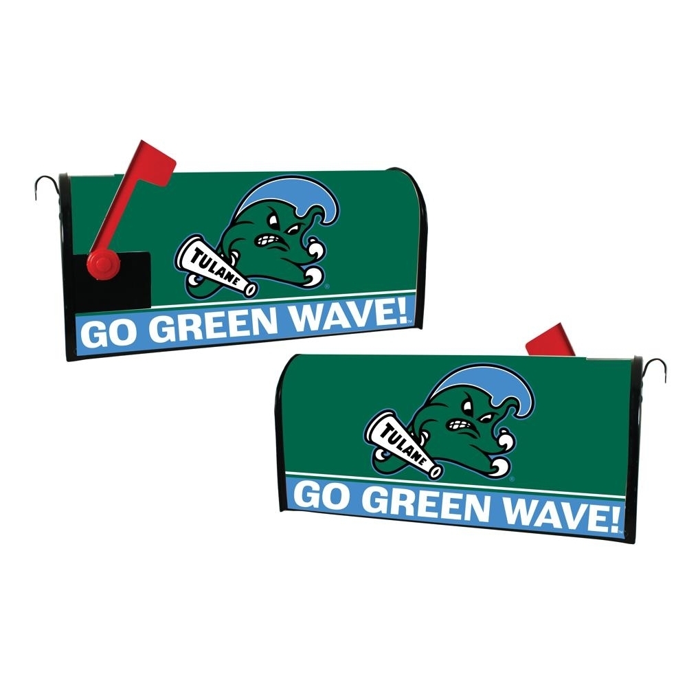 Tulane University Green Wave Mailbox Cover