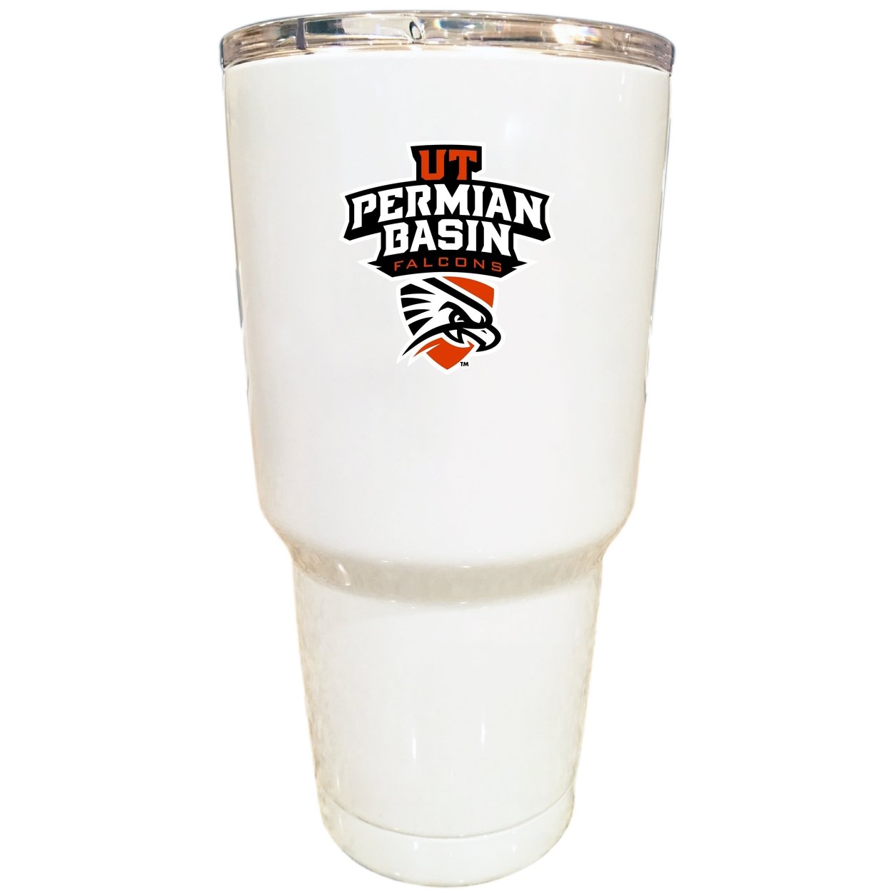 University Of Texas Of The Permian Basin 24 Oz Choose Your Color Insulated Stainless Steel Tumbler - White