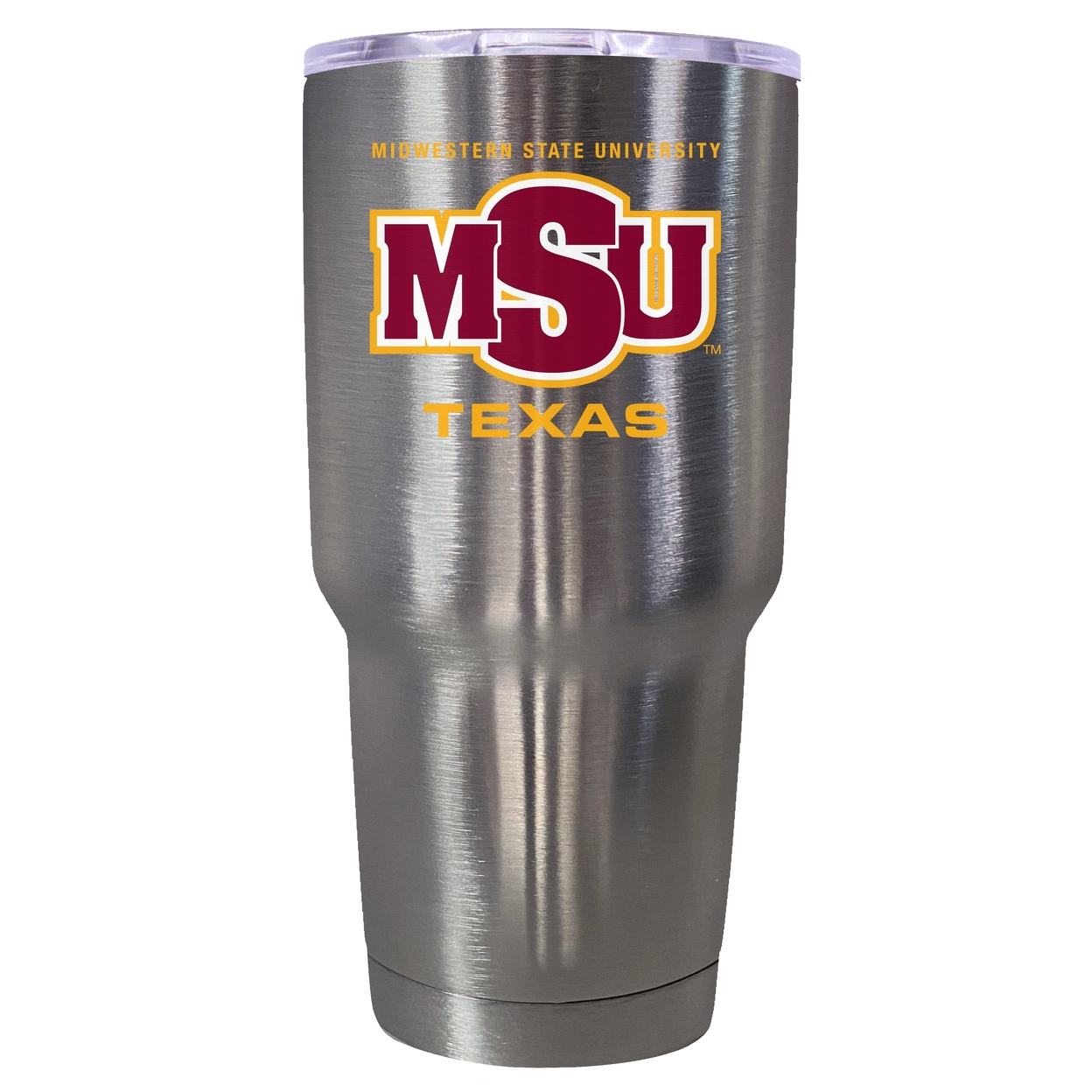 Midwestern State University Mustangs 24 Oz Insulated Stainless Steel Tumbler
