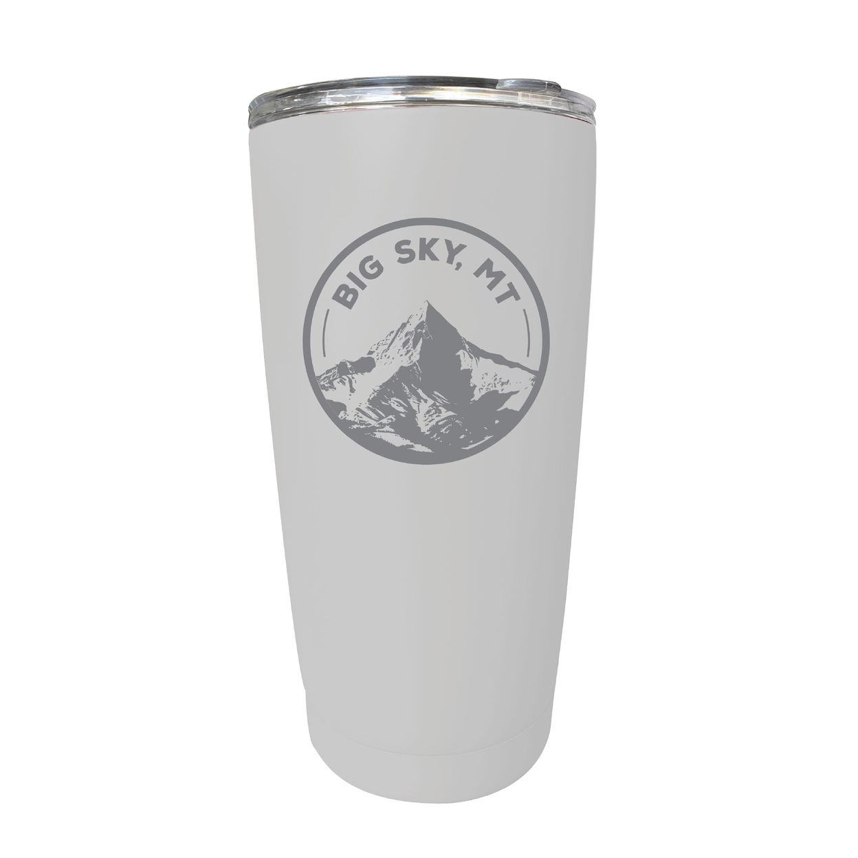 Big Sky Montana Souvenir 16 Oz Engraved Stainless Steel Insulated Tumbler - Purple,,4-Pack