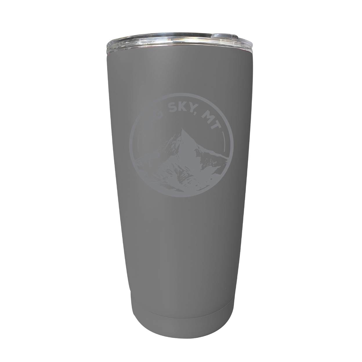 Big Sky Montana Souvenir 16 Oz Engraved Stainless Steel Insulated Tumbler - Gray,,2-Pack