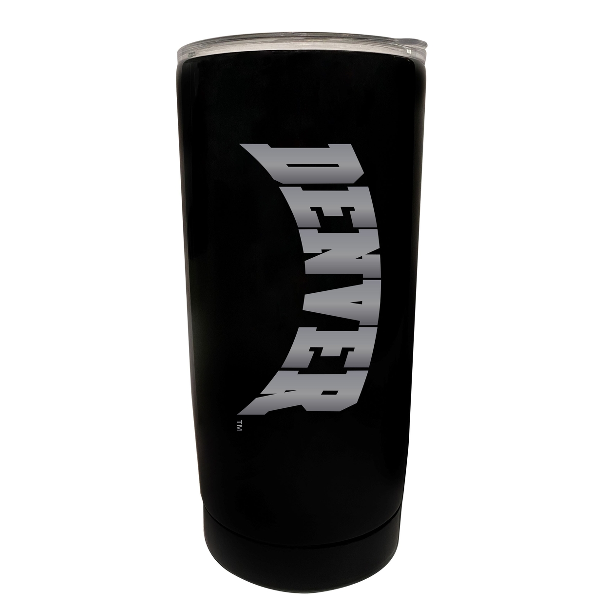 University Of Denver Pioneers 16 Oz Stainless Steel Etched Tumbler - Choose Your Color - Black
