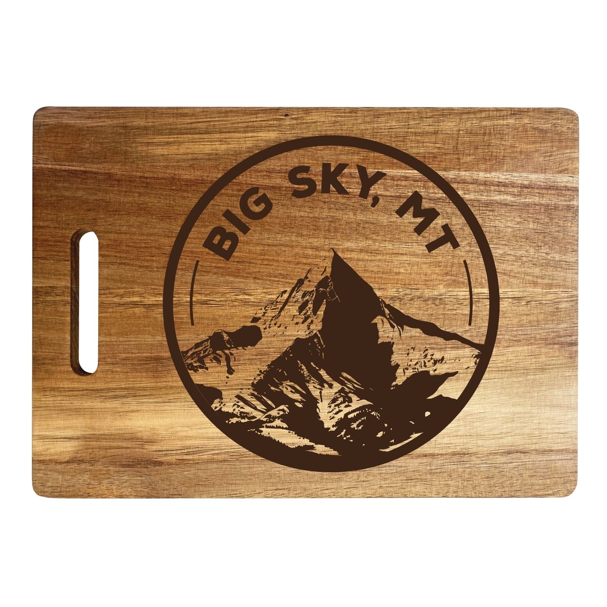 Big Sky Montana Souvenir Wooden Cutting Board 10 X 14