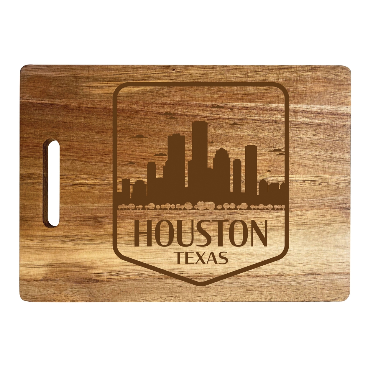 Houston Texas Souvenir Wooden Cutting Board 10 X 14