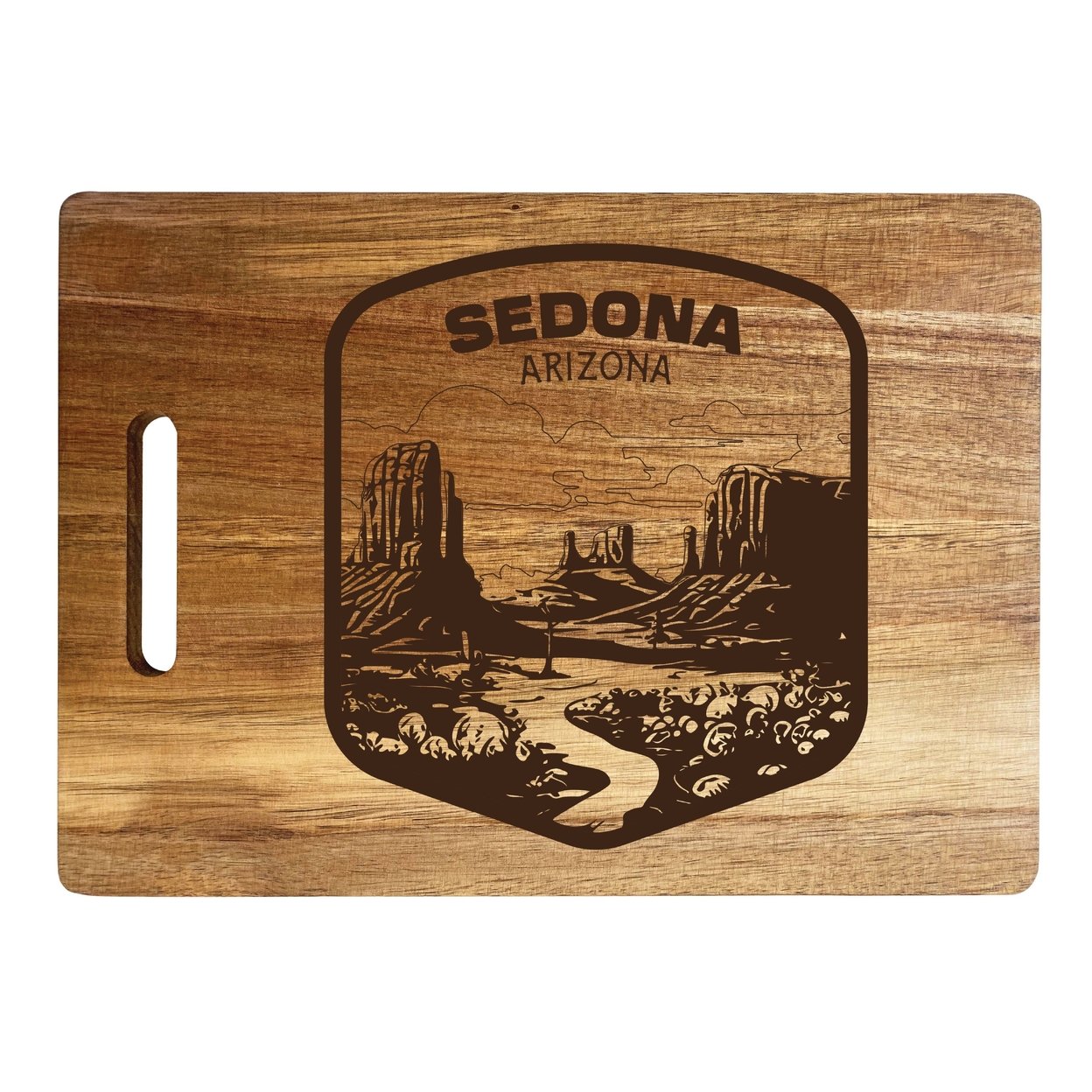 Sedona Arizona Souvenir Wooden Cutting Board 10 X 14