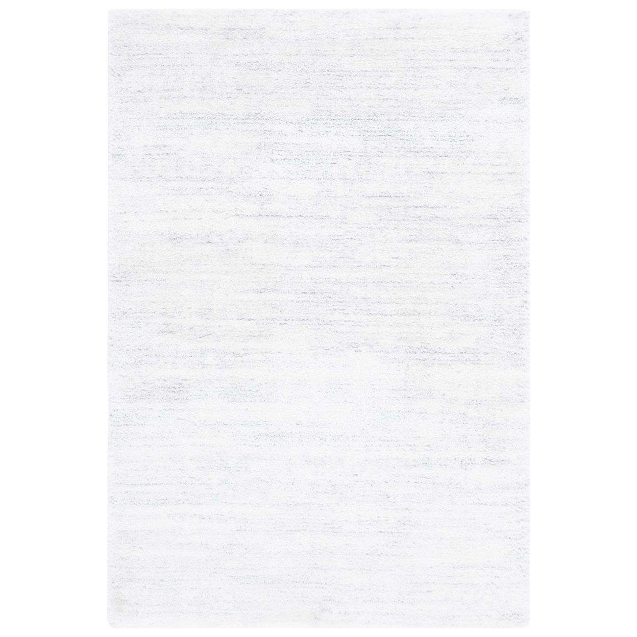 Safavieh JSM100A Jasmine Shag Ivory / Light Grey - Grey / Blue, 5'-3 X 7'-6 Rectangle