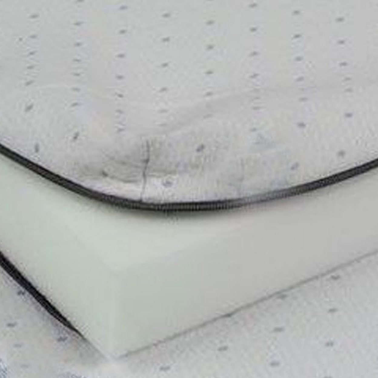 Neko 2 Inch Plush Full Size Mattress Topper, Soft NU TEX Polyurethane Foam- Saltoro Sherpi