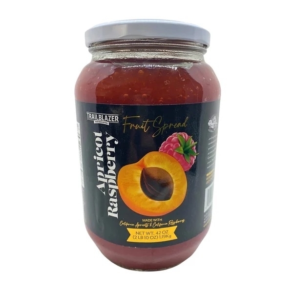 Trailblazer Foods Apricot Raspberry Spread, 42 Ounce