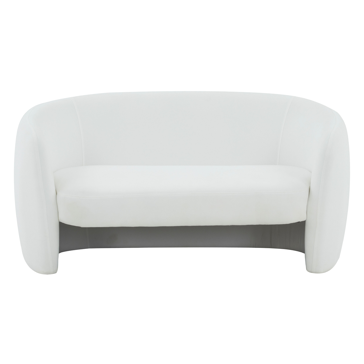 SAFAVIEH COUTURE Zhao Curved Loveseat White