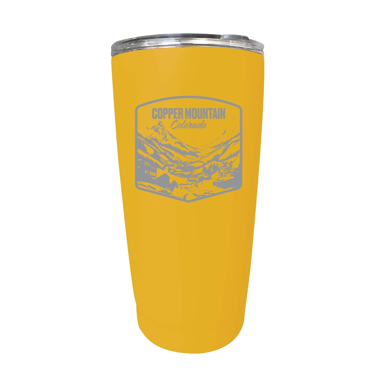Copper Mountain Souvenir 16 Oz Engraved Insulated Tumbler - Red,,2-Pack