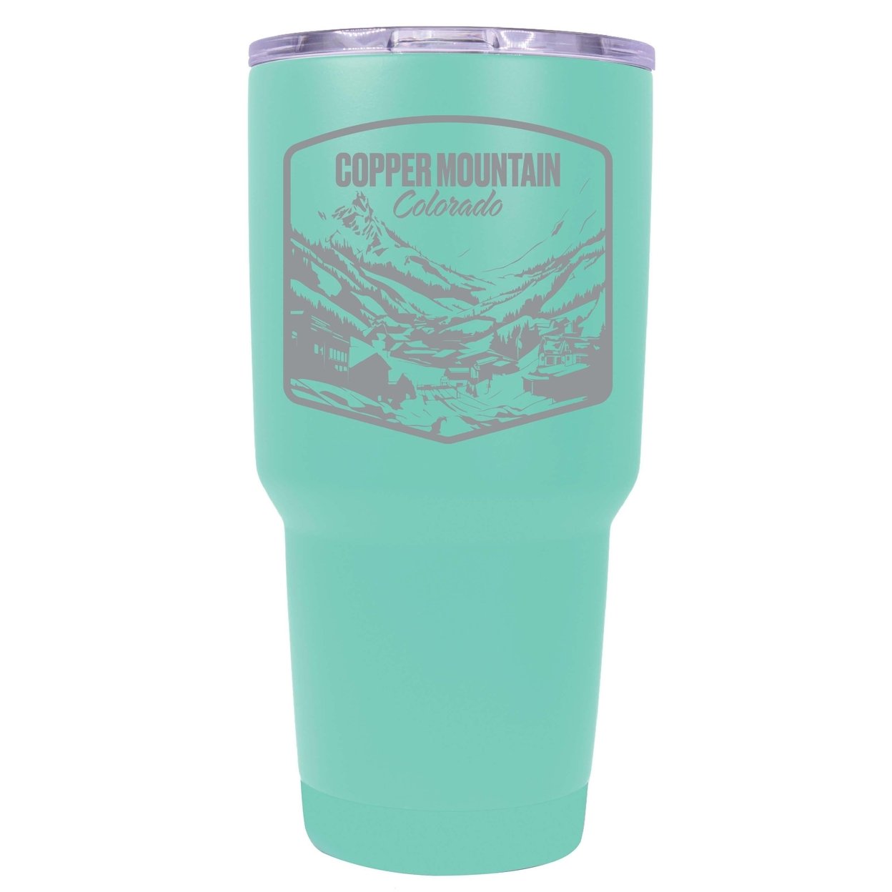 Copper Mountain Souvenir 24 Oz Engraved Insulated Tumbler - Rose Gold,,2-Pack