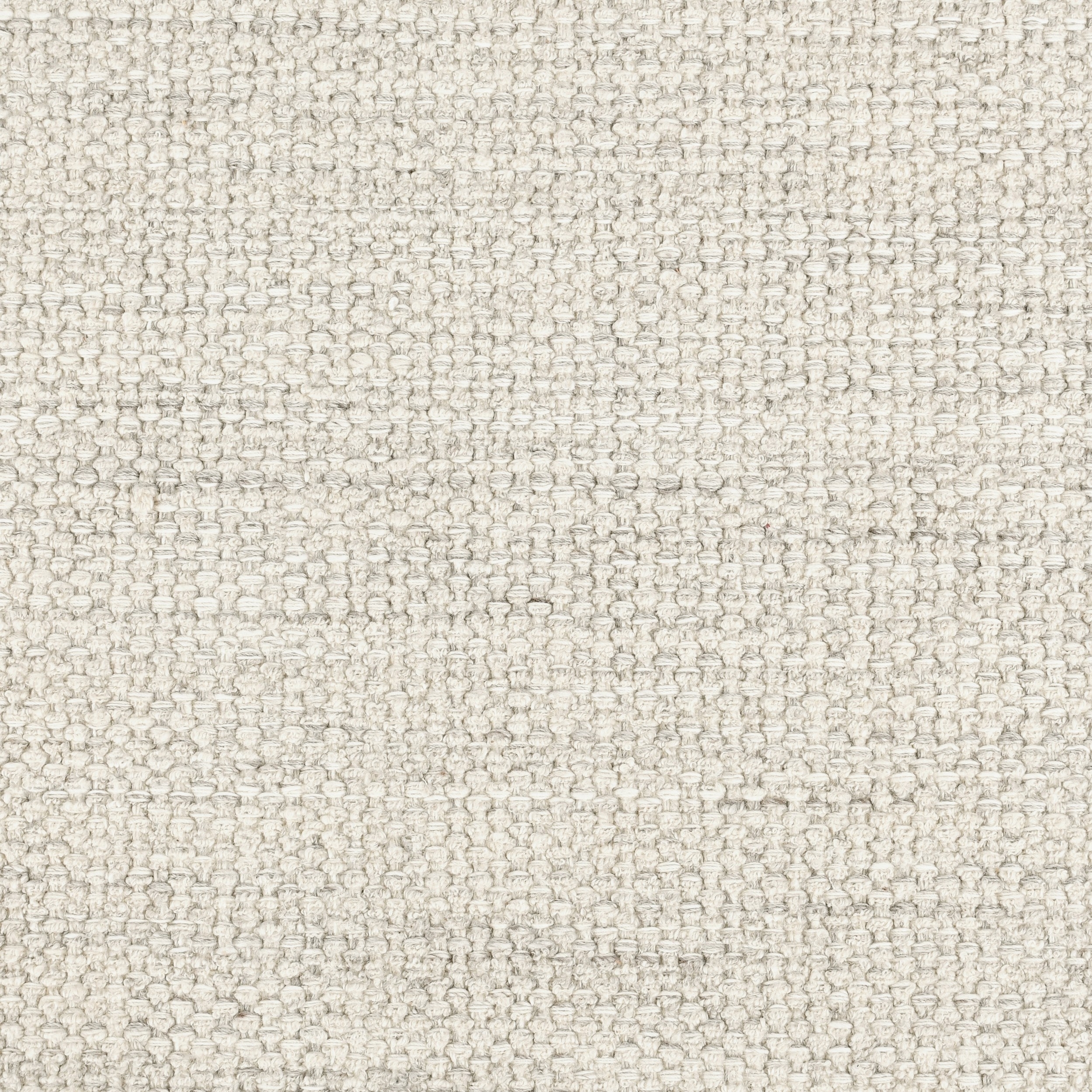 Luk 5 X 8 Medium Handwoven Wool And Viscose Area Rug, Frayed Edges, Ivory- Saltoro Sherpi