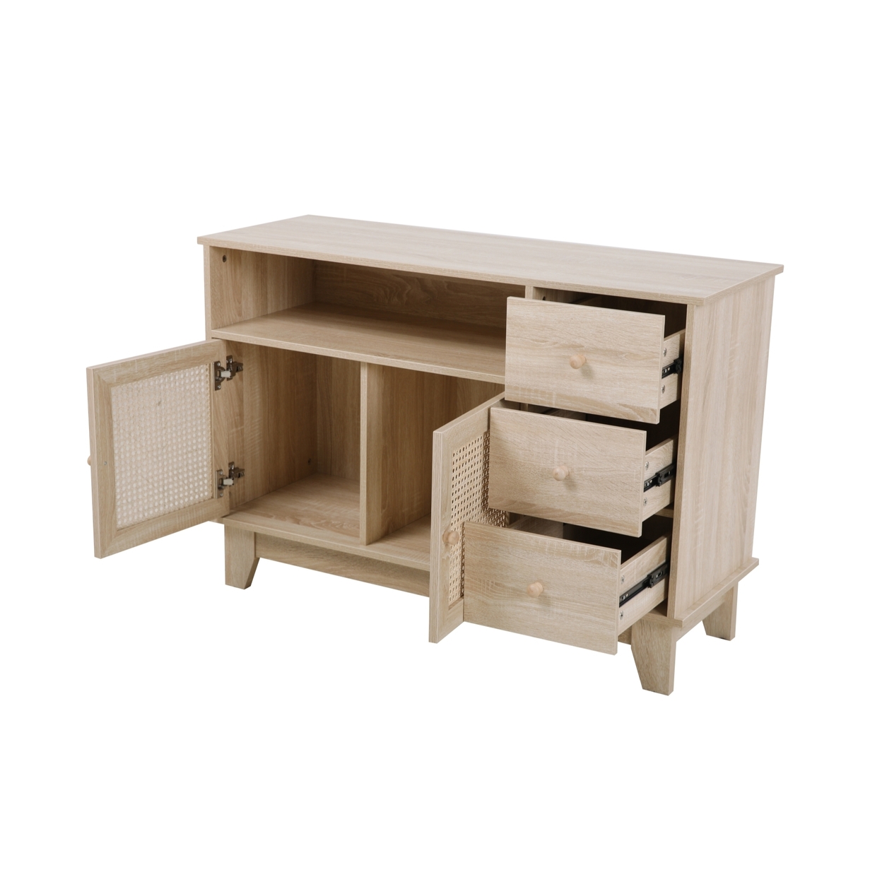 Lariah Sideboard, Console Table, Media Center, Natural