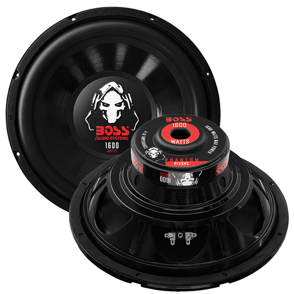 BOSS Audio Systems P12SVC 12â Car Subwoofer, 1600 Watts, Single 4 Ohm Voice Coil