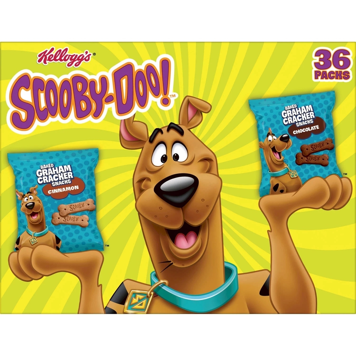 Kellogg's Scooby-Doo Grahams Variety Pack (36 Count)