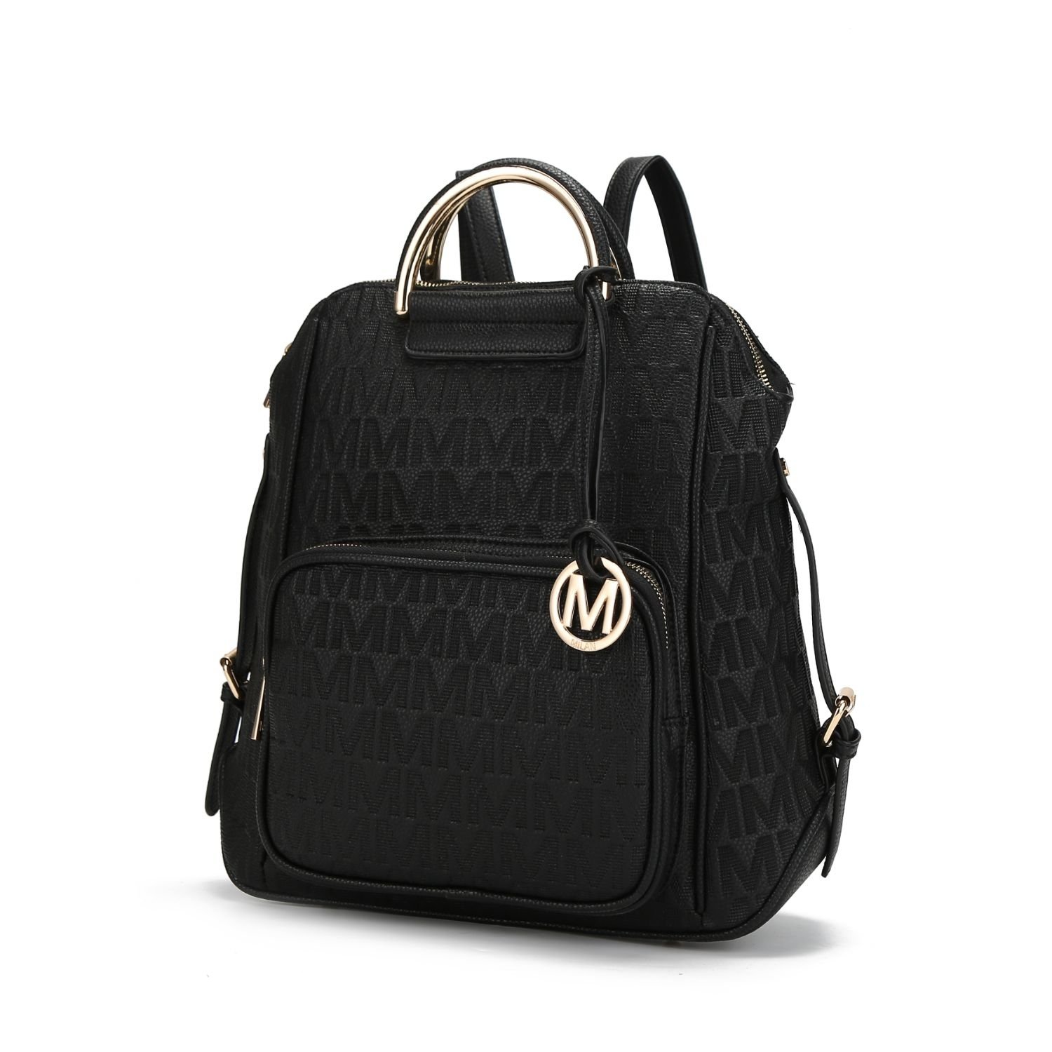 MKF Collection Torra Milan .M. Signature Trendy Backpack By Mia K. - Camel