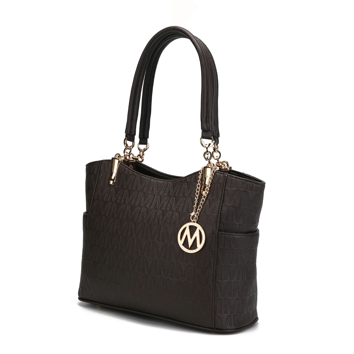 MKF Collection Malika M Signature Satchel Handbag By Mia K. - Chocolate