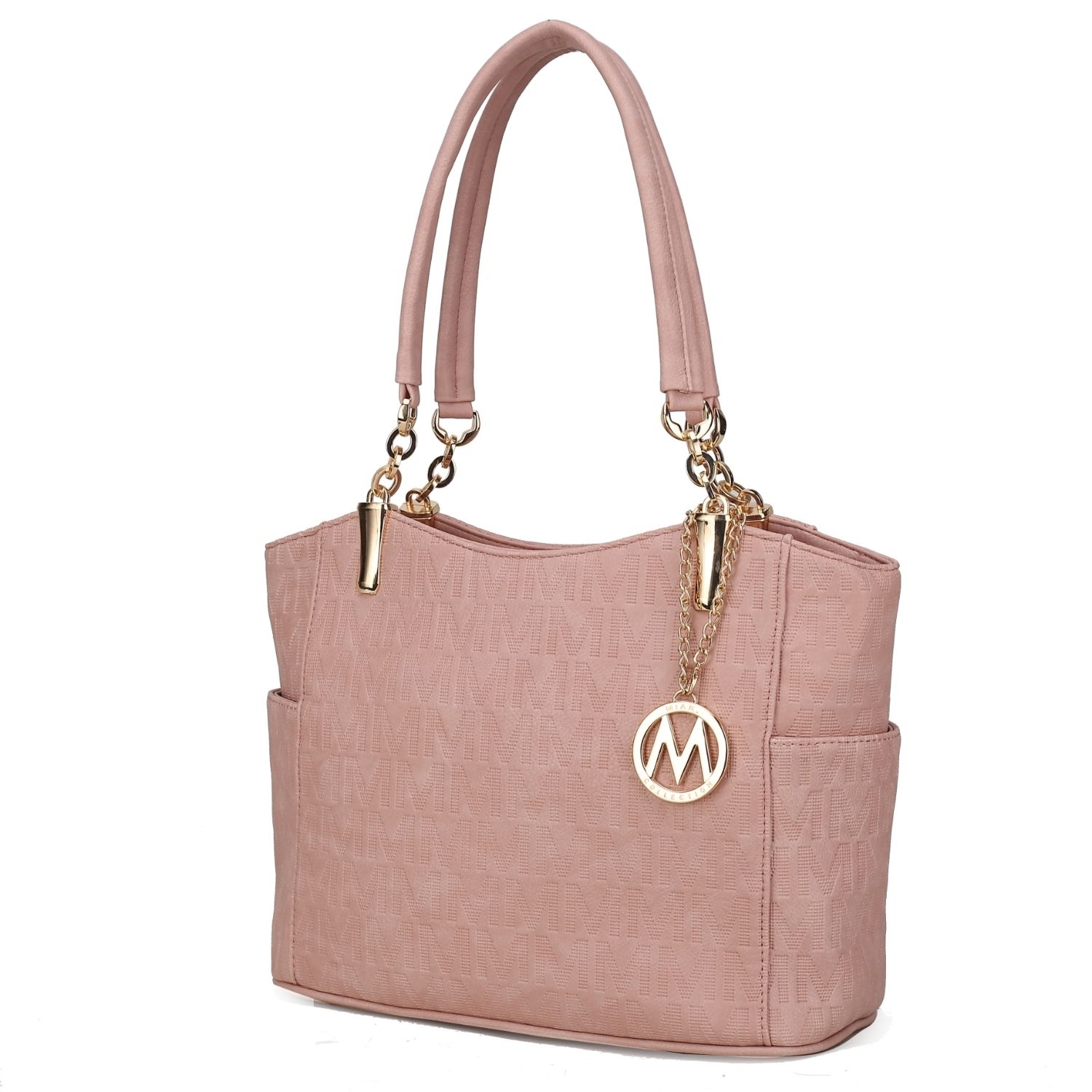 MKF Collection Malika M Signature Satchel Handbag By Mia K. - Rose Pink
