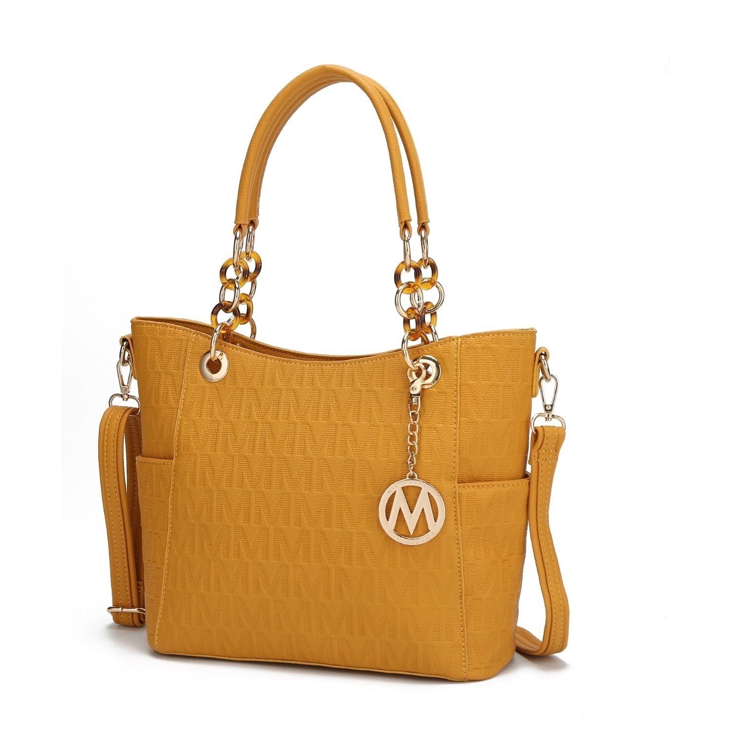 MKF Collection Rylee Tote Handbag By Mia K. - Mustard