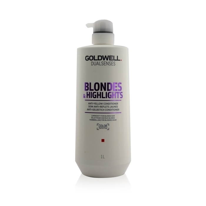 Goldwell Dual Senses Blondes & Highlights Anti-Yellow Conditioner (Luminosity For Blonde Hair) 1000ml/33.8oz