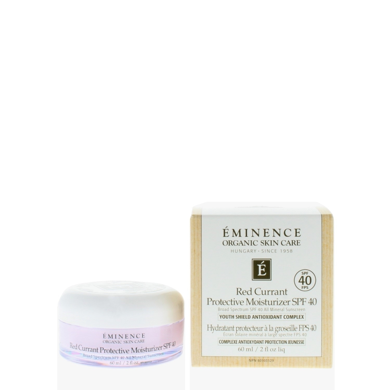 Eminence Red Currant Protective Moisturizer SPF 40 2oz/60ml