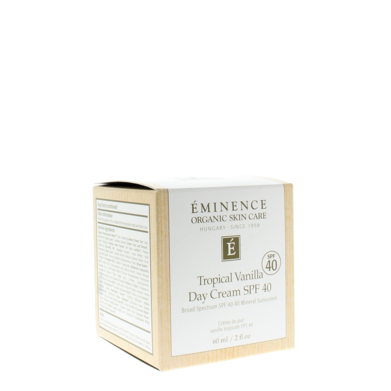Eminence Tropical Vanilla Day Cream SPF 40 60ml/2oz