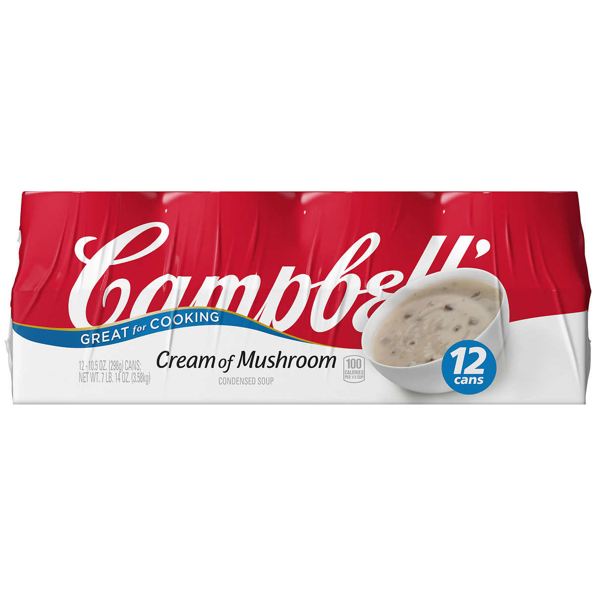 Campbell's, Cream Of Mushroom Soup, 10.5 Ounce (Pack Of 12)