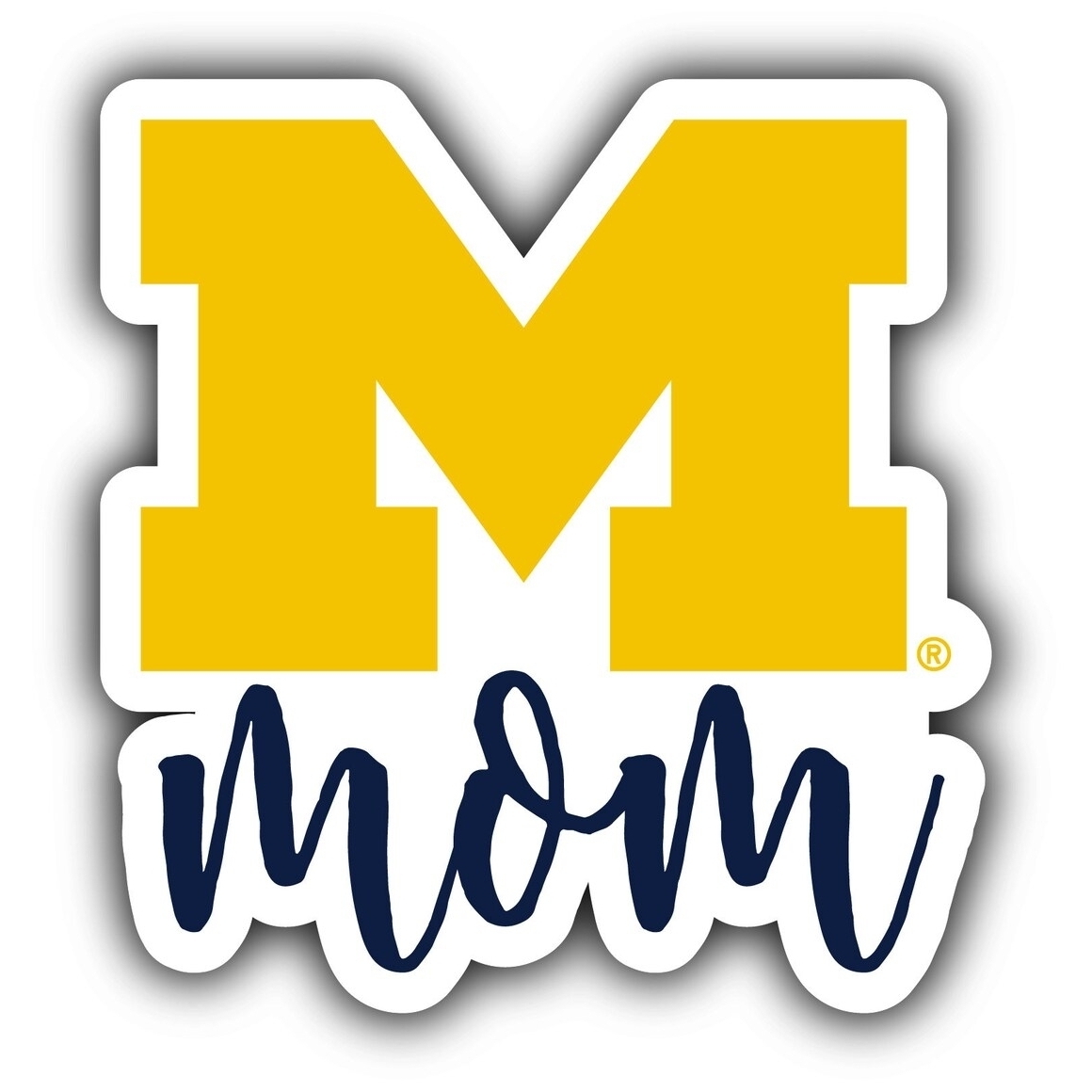 Michigan Wolverines Proud Parent 4-Inch Magnet - Proud Mom