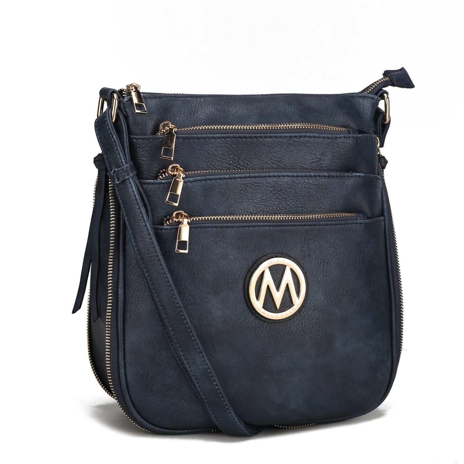 MKF Collection Salome Expandable Crossbody Handbag By Mia K. - Navy