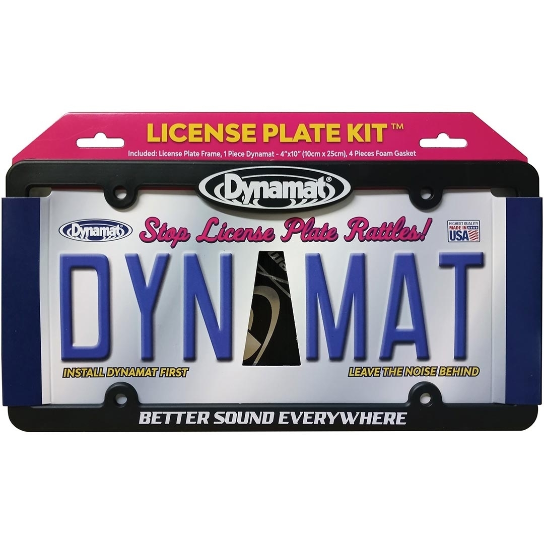 Dynamat Extreme 4x10 License Frame Kit Sound Deadener