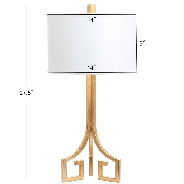SAFAVIEH Lighting Arabelle Hardback Table Lamp Gold
