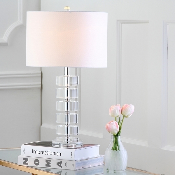 SAFAVIEH Lighting Frances Table Lamp Clear / Off White