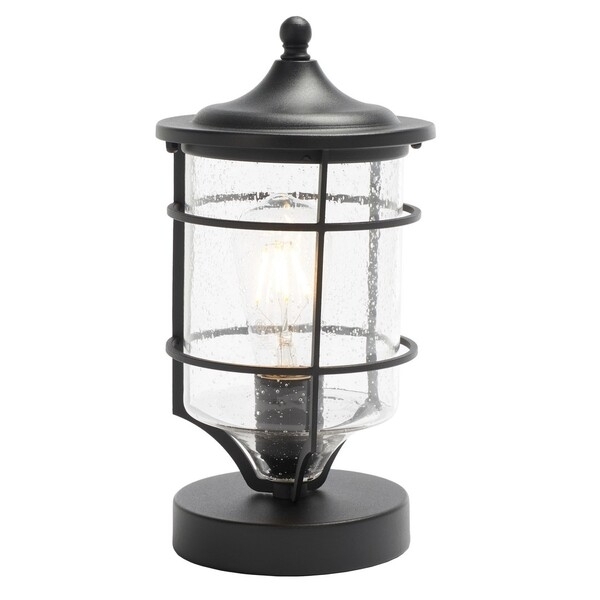 SAFAVIEH Outdoor Lighting Rueda 6.3 Outdoor Table Lamp Black
