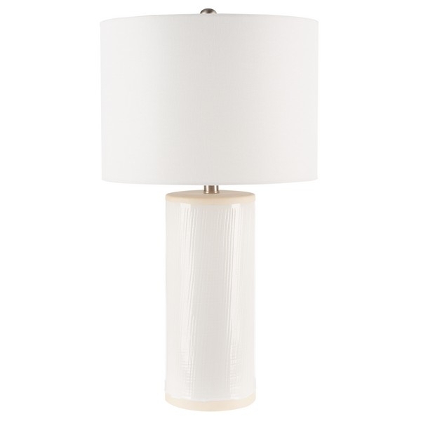 SAFAVIEH Table Lamp Collection Holfast 24 Table Lamp White