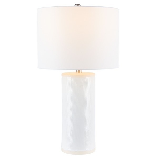 SAFAVIEH Table Lamp Collection Holfast 24 Table Lamp White