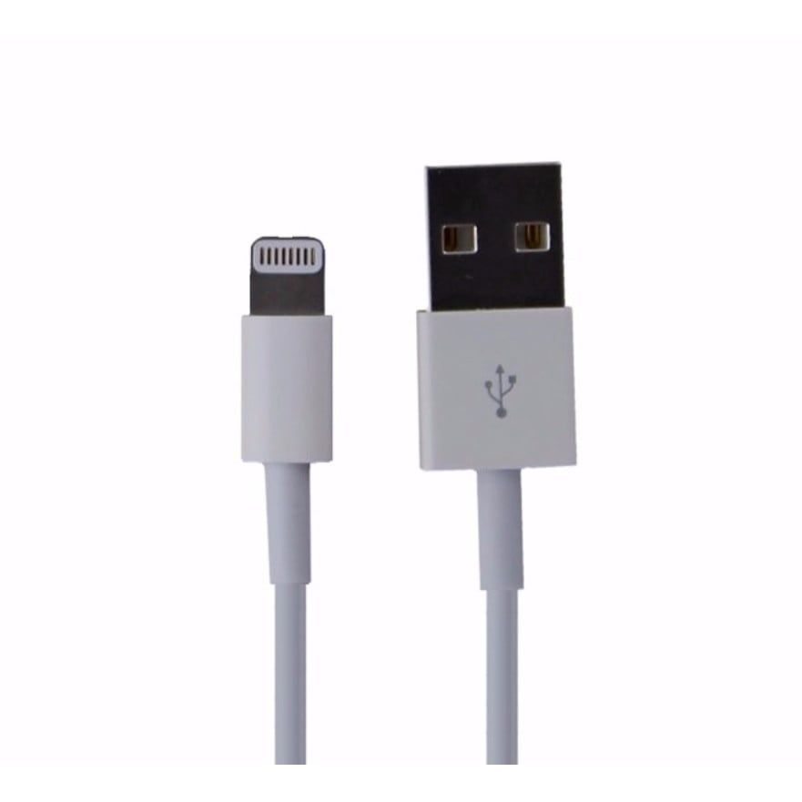 Apple 3.3-Ft Lightning 8-Pin To USB Charge/Sync Cable For IPhone White MD818ZM/A