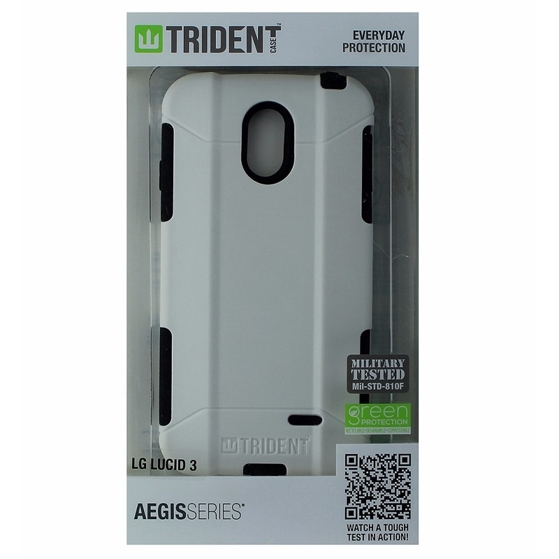 Trident Aegis Series Dual Layer Protection For LG Lucid 3 - White