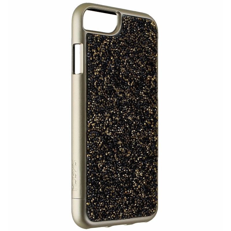 Skech Jewel Series Hard Case Cover For Apple IPhone 6s 6 - Gold / Gold Crystals