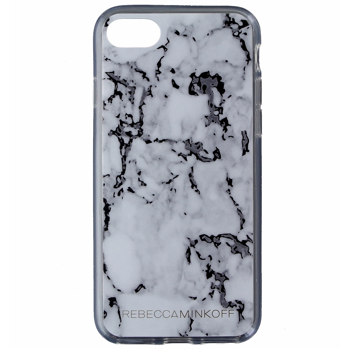 Rebecca Minkoff Protection Case Cover IPhone 8 / 7 - Marble Print / Black Foil