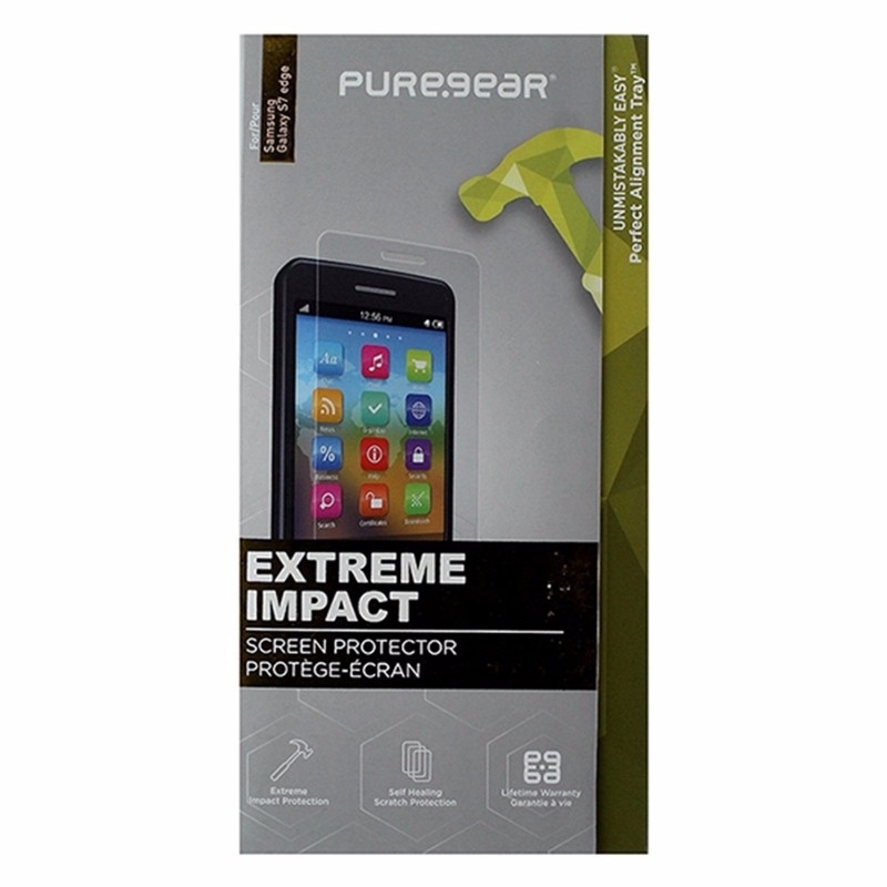 PureGear Extreme Impact Screen Protector For Samsung Galaxy S7 Edge - Clear