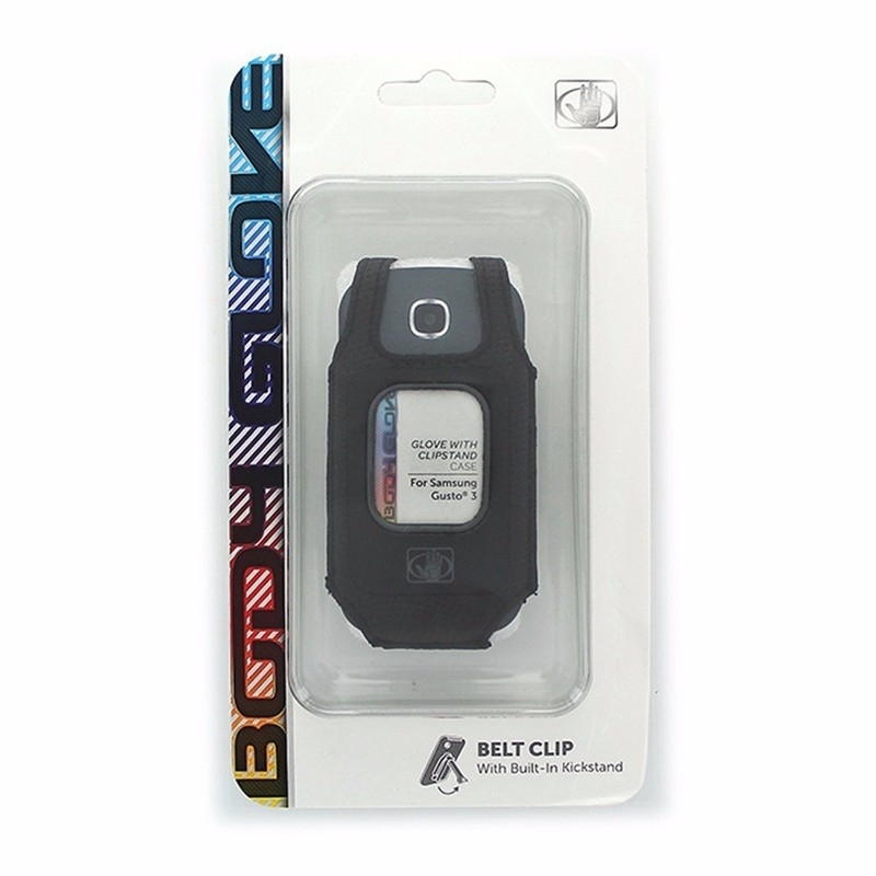 Body Glove Case W/ Holster For Samsung Gusto 3 Black