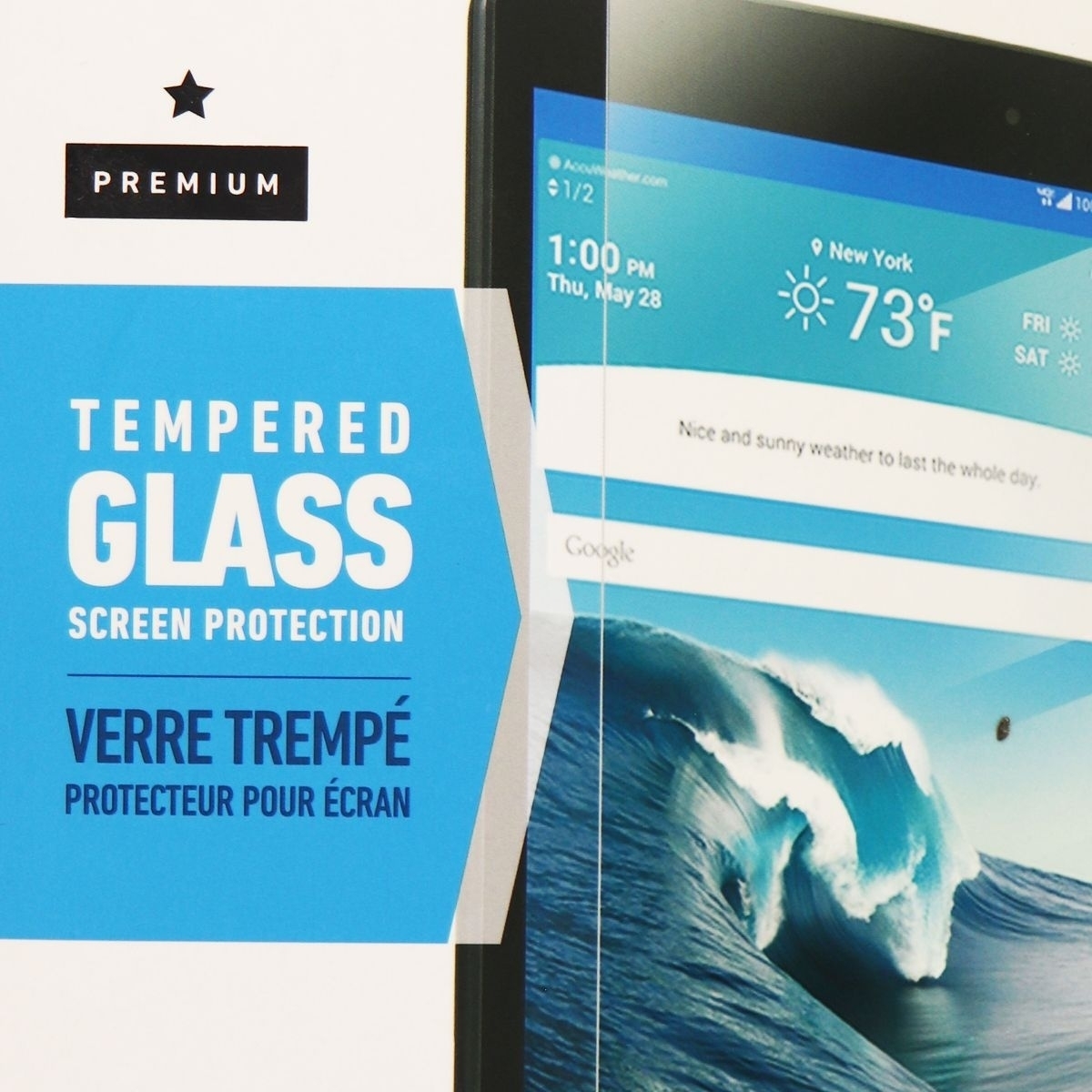 BodyGuardz Pure Series Premium Tempered Glass For LG G Pad X 8.0 - Clear
