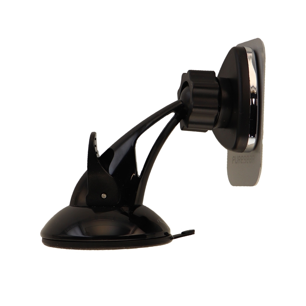 PureGear Magnetic Suction Cup Car Mount For Mobile Devices - Black