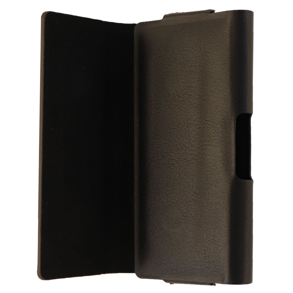 Verizon Universal Pouch Case W/ Clip For Most Medium Smartphones - Black Leather