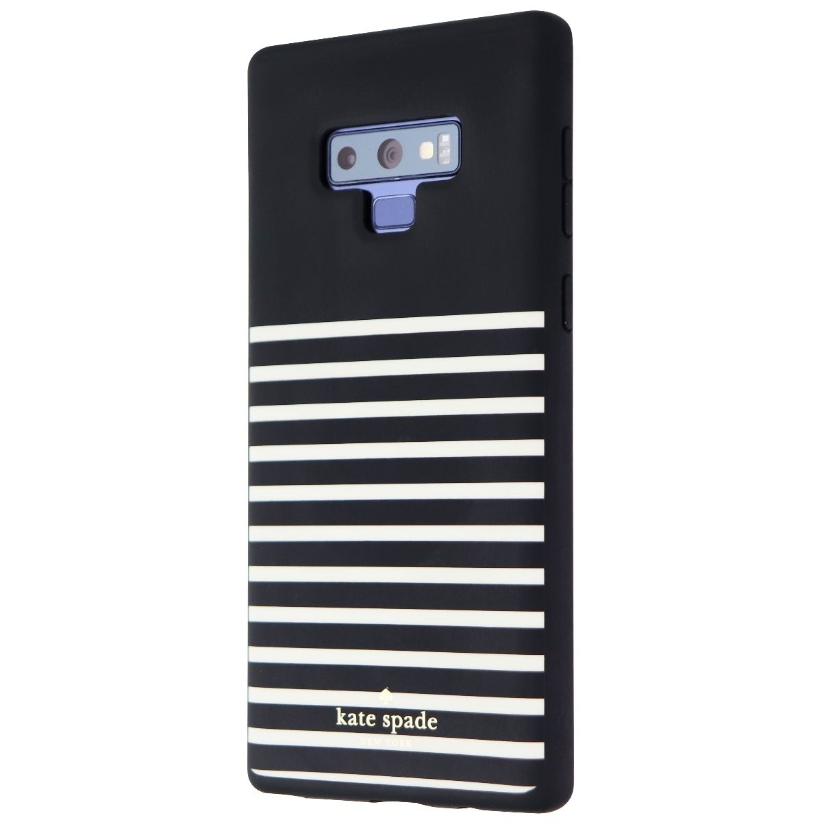 Kate Spade Soft Touch Case For Samsung Galaxy Note9 - Feeder Stripe Black/Cream